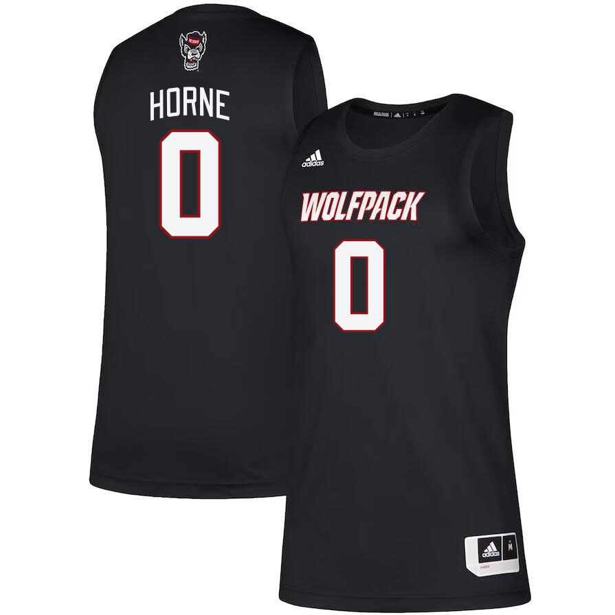 Men #0 DJ Horne NC State Wolfpack College Basketball Jerseys Stitched Sale-Black - Click Image to Close